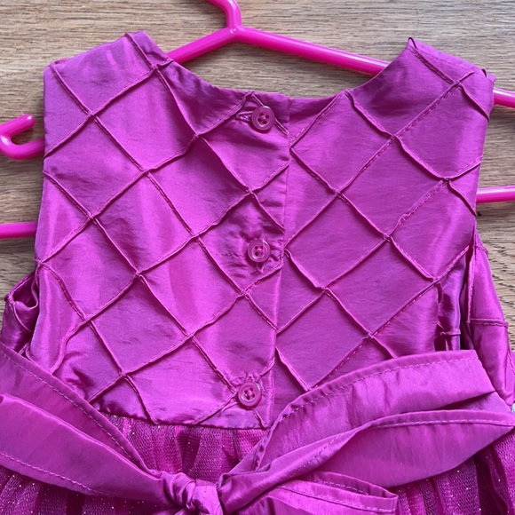 Mamellata Taffeta Fuchsia Dress 18m - Picture 8 of 9